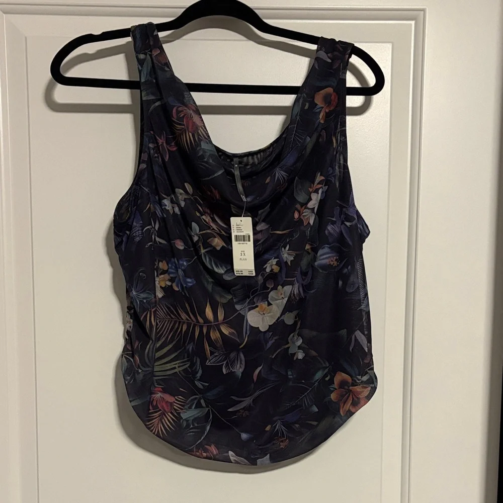 NWT Anthropologie Floral Sleeveless Top - Multicolor - Picture 1 of 5